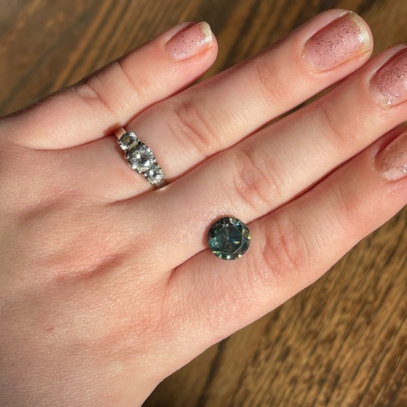 3.60CTW Genuine Natural Greenish-Blue Diamond SI3/Fancy • RETAIL $14,527USD - Picture 9 of 9